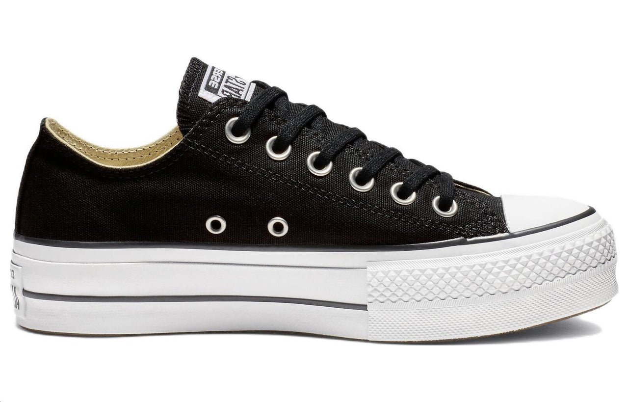 (WMNS) Converse Chuck Taylor All Star Lift Platform Canvas Ox 'Black' 560250F