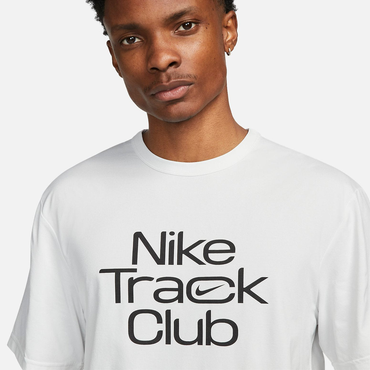 Nike Track Club Dri-FIT Short-Sleeve Running Top 'White' FB5513-121