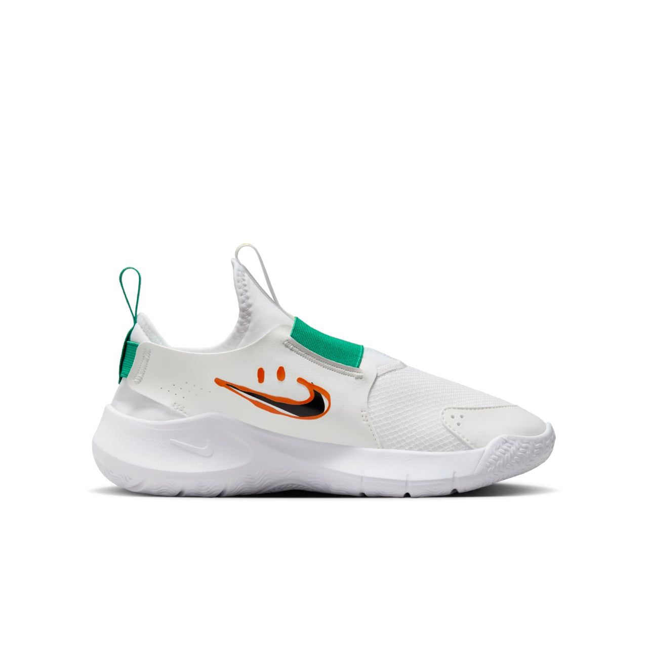 (GS) Nike Flex Runner 3 'White Sport Green Fluorescent Yellow' HF5745-101