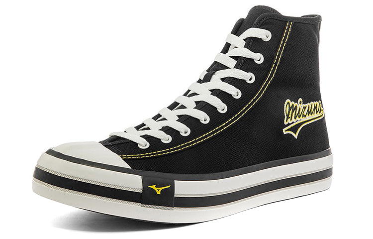 Mizuno Court S High Top Canvas 'Black' D1GH220703
