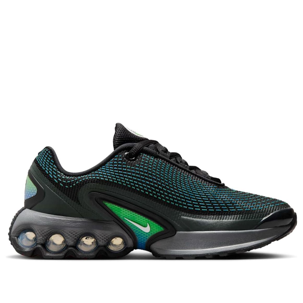 (GS) Nike Air Max Dn 'Black Hyper Cobalt Rage Green' FB8987-010