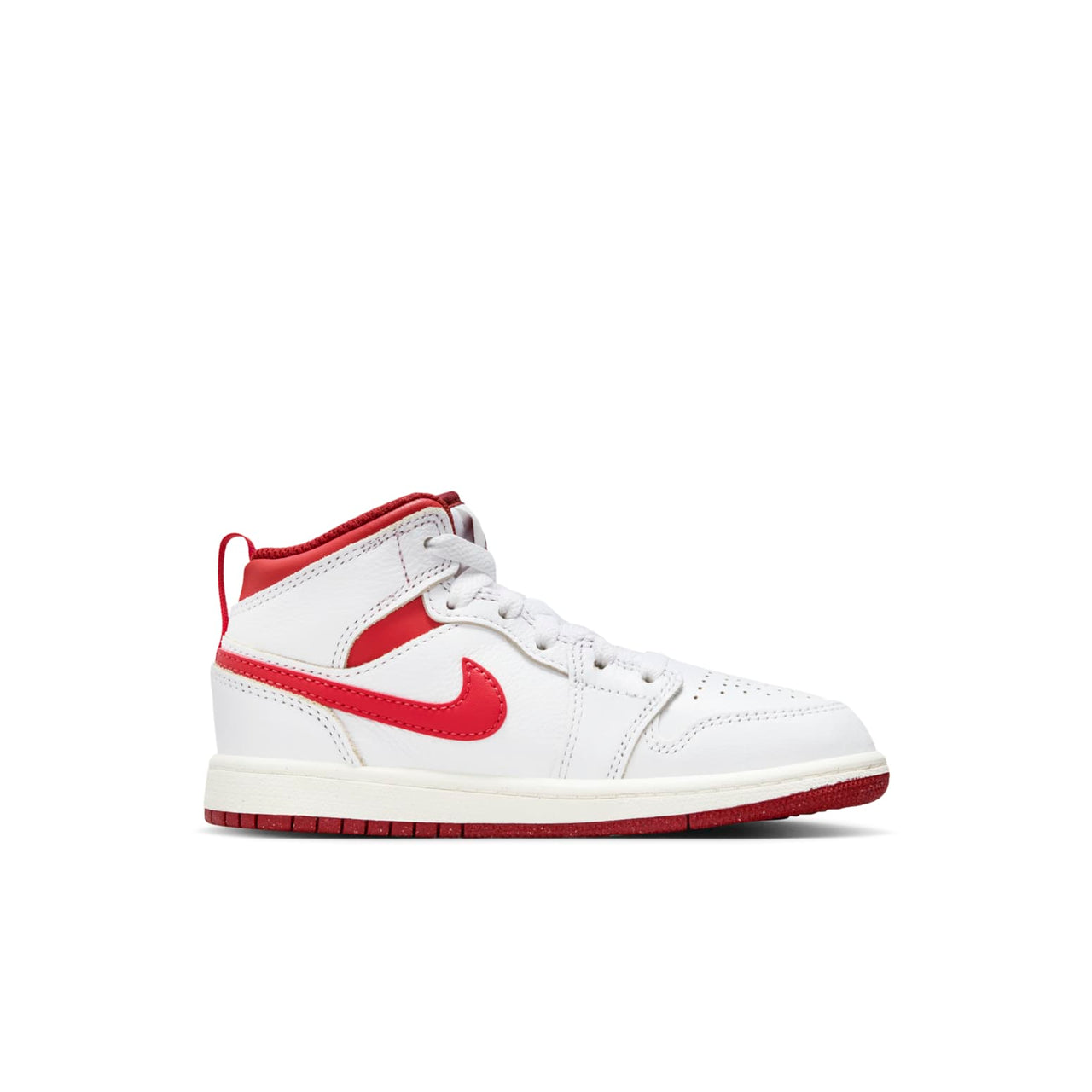 (PS) Air Jordan 1 Mid SE 'White Dune Red' FJ3467-160