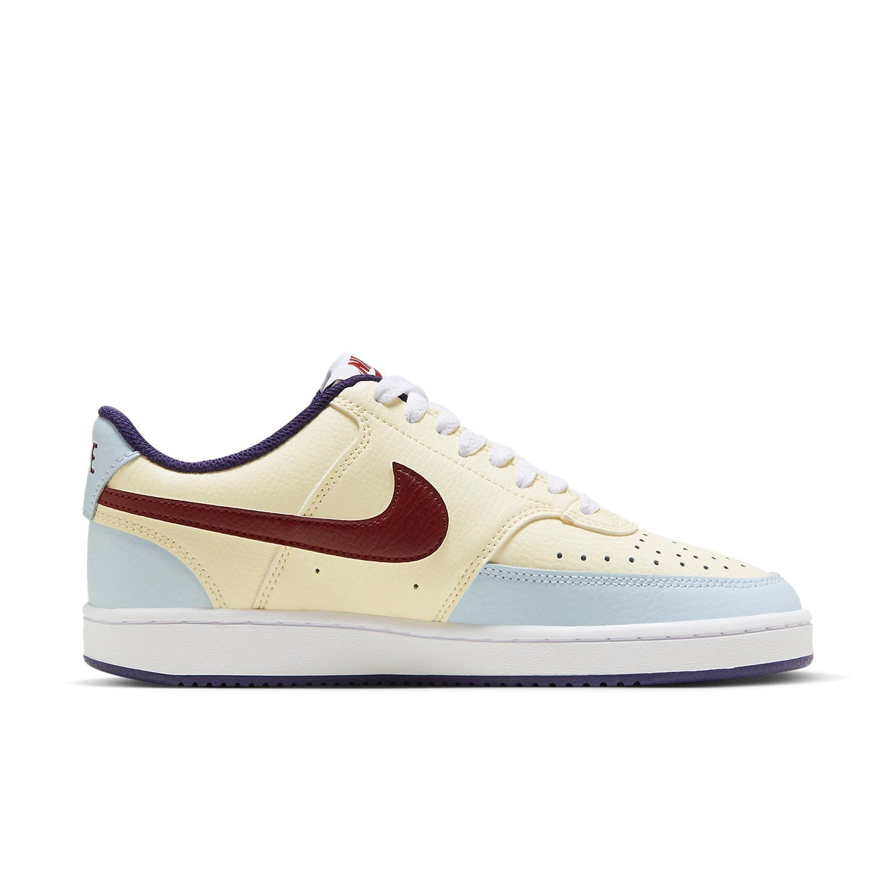 (WMNS) Nike Court Vision 1 Low 'Beige Blue Burgundy' FV8114-161