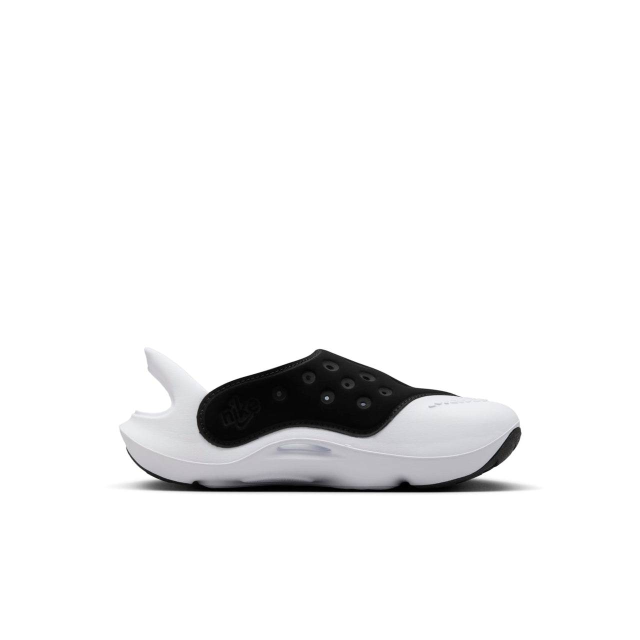 (PS) Nike Aqua Swoosh Sandals 'Black Hyper Orange' FN0876-001