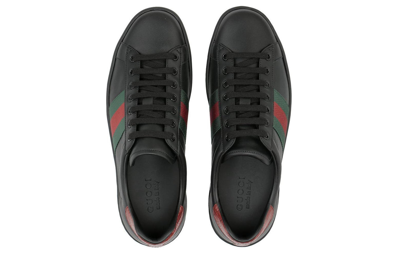 Gucci Ace Leather 'Black' 386750-A38D0-1078