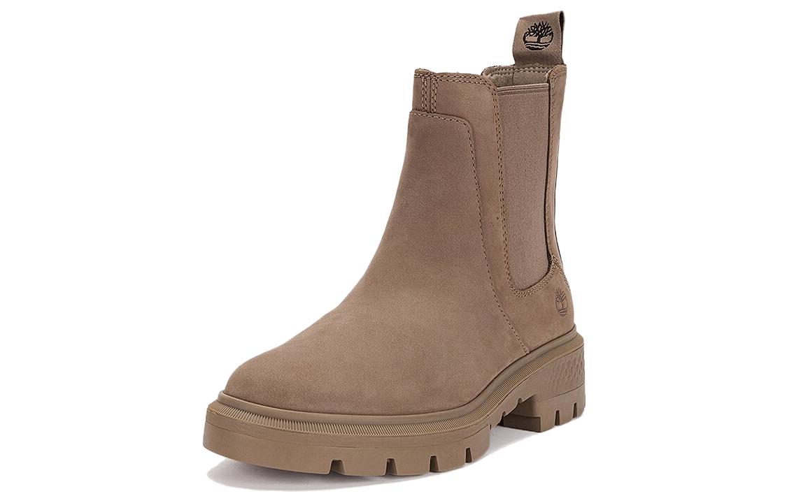 (WMNS) Timberland Cortina Valley Chelsea Boots 'Taupe Nubuck' A41EW