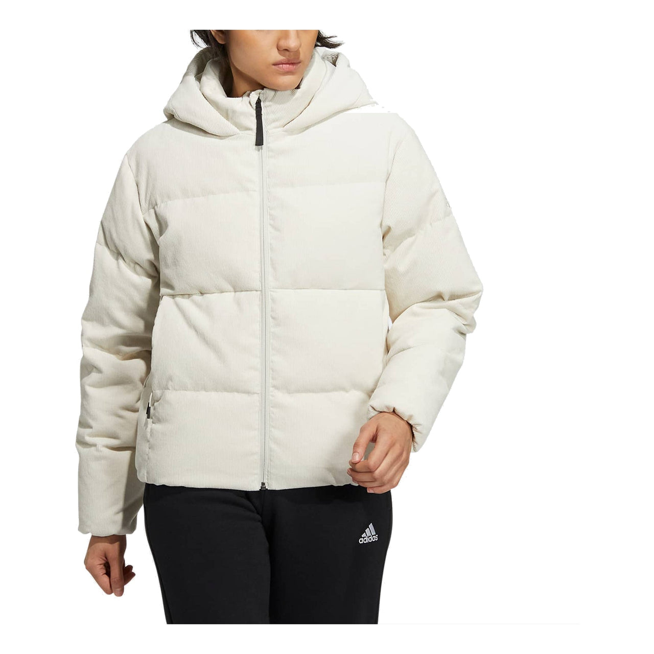 (WMNS) adidas 3-Stripes Puffy Down Jacket 'White' HN2112