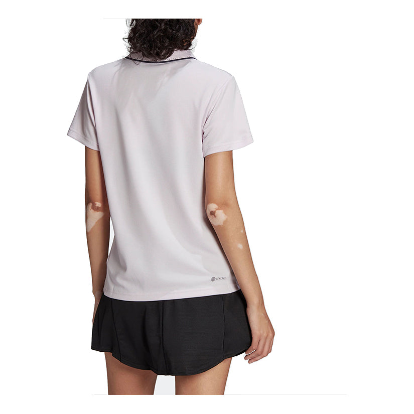 (WMNS) adidas Heat.Rdy Polo Shirt 'White' HC2719