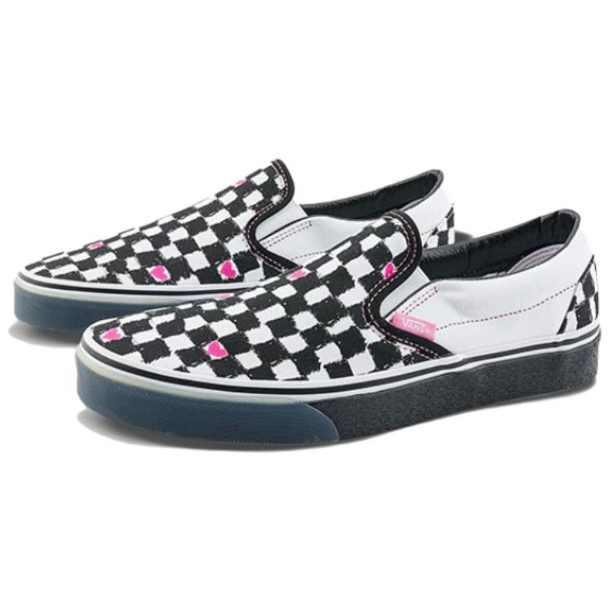 Vans x THE MUSEUM VISITOR Slip-on 'Black Whtie' VN000CT5BPA