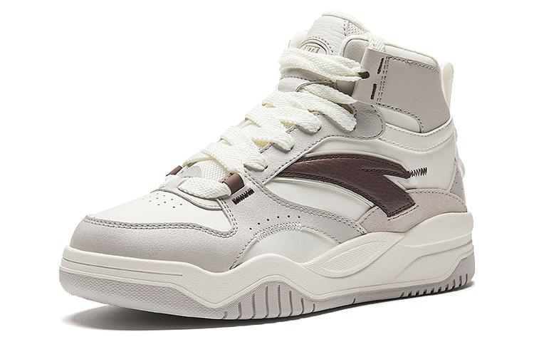 (WMNS) ANTA Slam High 'White Grey Brown' 922348088-3