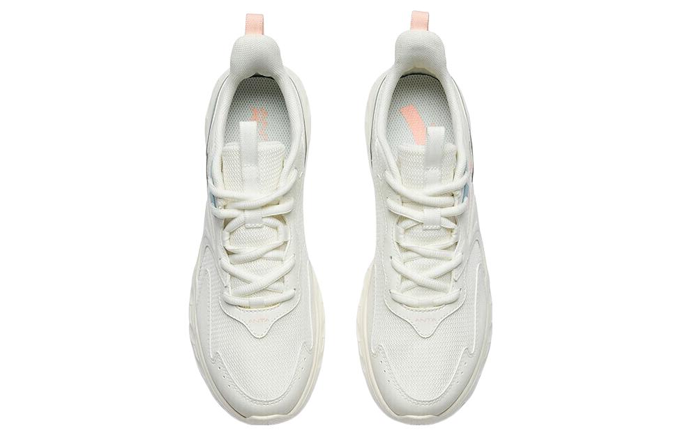 (WMNS) ANTA Running Series Sneakers 'White Pink Blue' 922235527-6