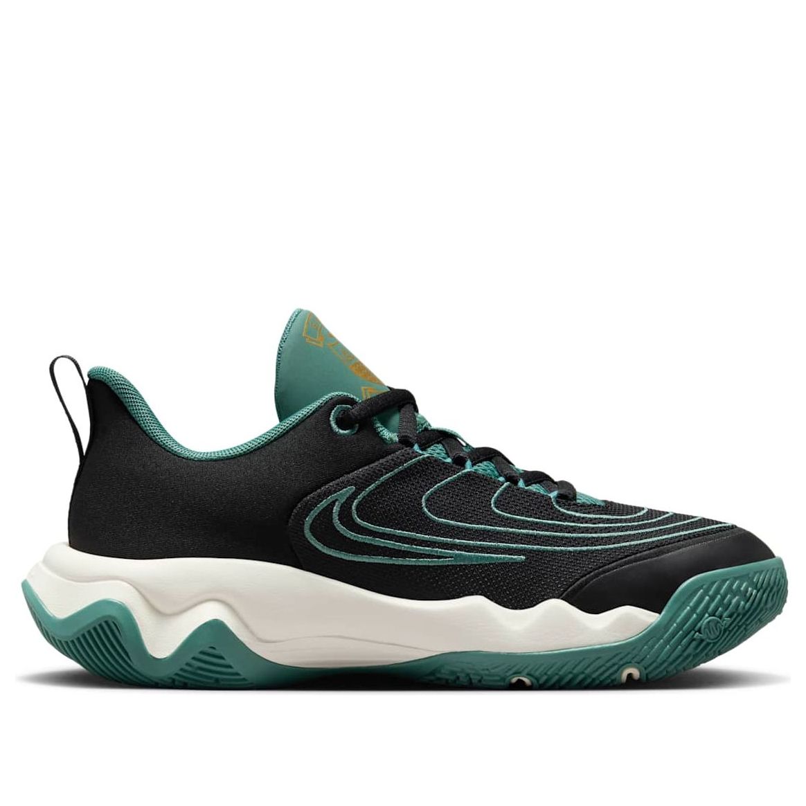 (GS) Nike Giannis Immortality 4 'Black Bicoastal Pale Ivory Metallic Gold' HV9127-001