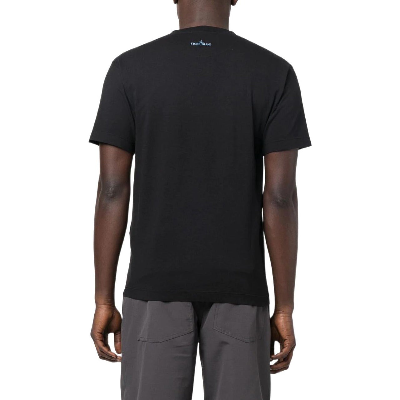 STONE ISLAND Graphic Print T-shirt 'Black' 77152NS88-V0029