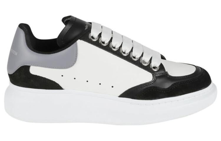 (WMNS) Alexander McQueen Larry Oversized Sensory Sneakers 'White Black Grey' 758982WIA5V1142