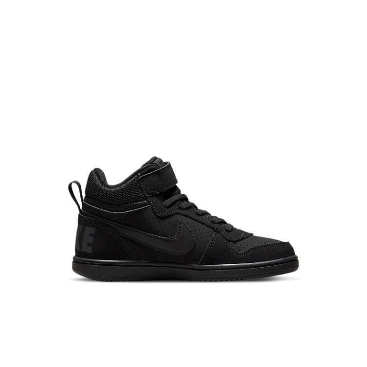 (GS) Nike Court Borough Mid 'Triple Black' 870026-001