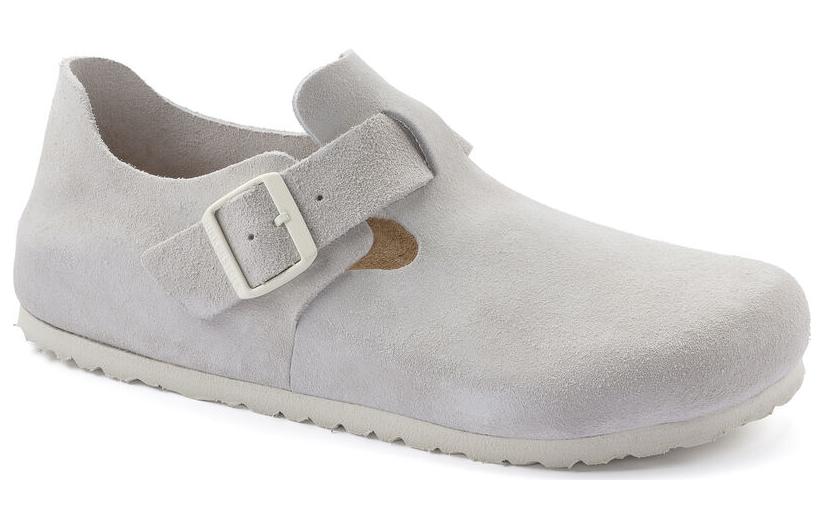 Birkenstock London Suede Leather 'Antique White' 1024573