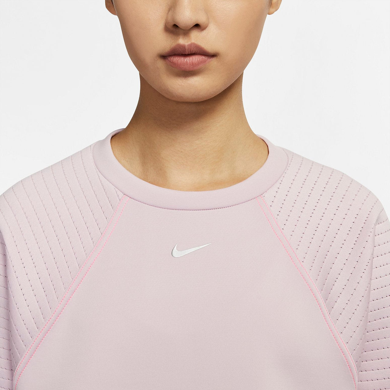 (WMNS) Nike Pro Luxe Round-neck Sweatshirt 'Pink Purple Red' CU5746-516