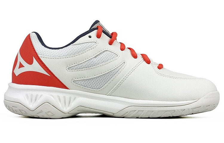 (WMNS) Mizuno Thunder Blade 2 Shoes 'White Red Grey' V1GC197055