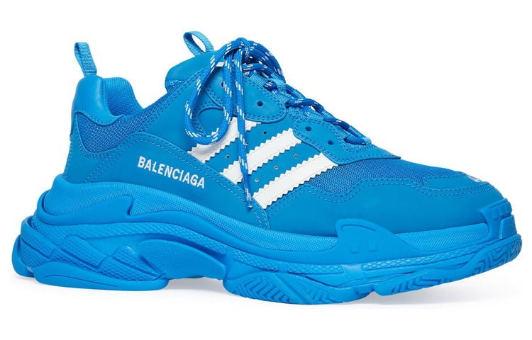(WMNS) Balenciaga x adidas Triple S Sneakers 'Blue White' 712764W2ZB24090