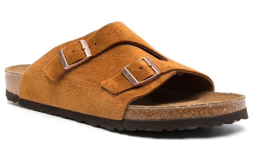 (WMNS) Birkenstock Zrich Suede Leather 'Mink' 1023842