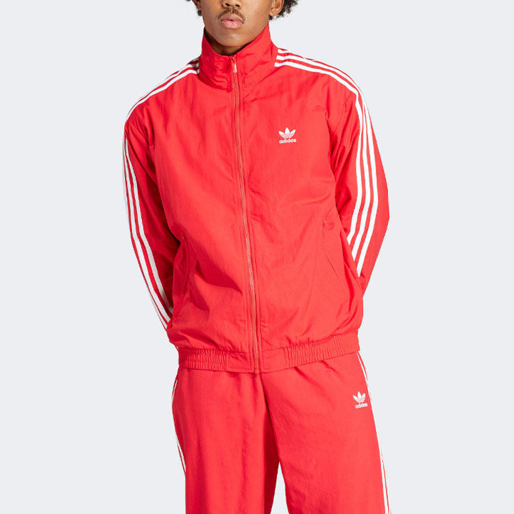 adidas originals Adicolor Firebird Track Top Asia Sizing 'Red' IT2495