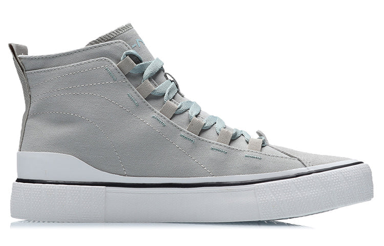 Li-Ning Canvas High Top Shoes 'Grey White' AGCR065-3