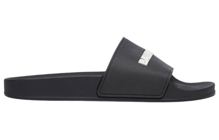 (WMNS) Balenciaga Pool Slides 'Black Rubber' 565547W1S801006