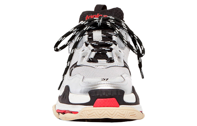 (WMNS) Balenciaga Triple S 'Red Silver White' 2019 524039W09O31081