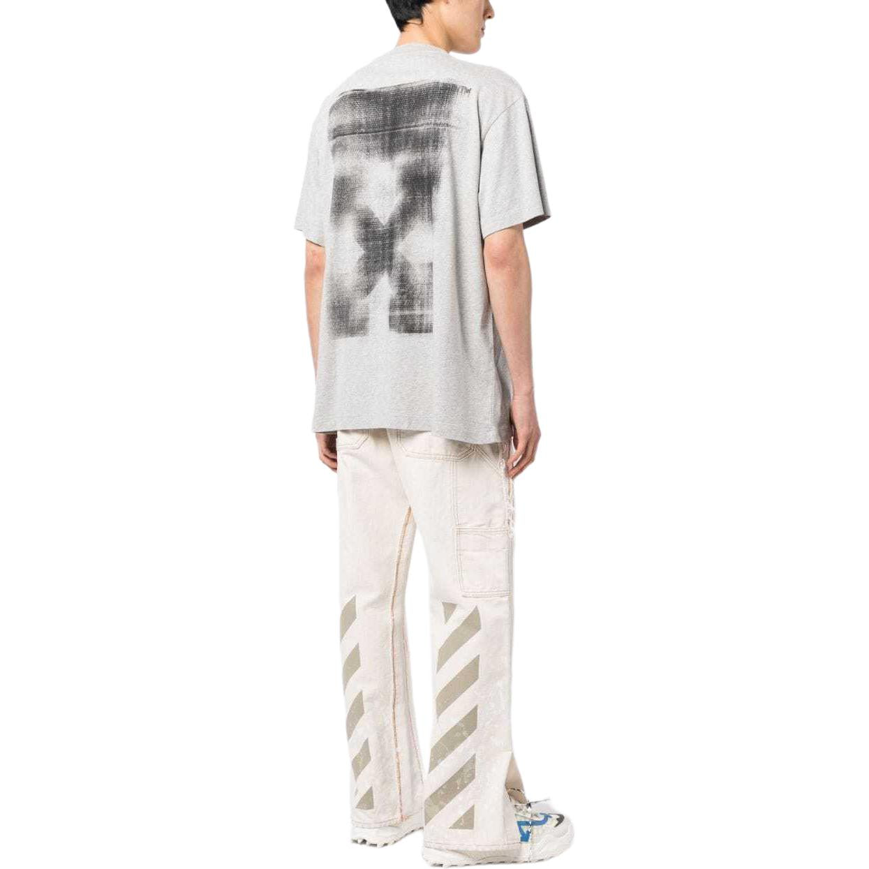 Off-White Jumbo Arrow-print Cotton T-shirt 'Grey' OMAA038S23JER0020810