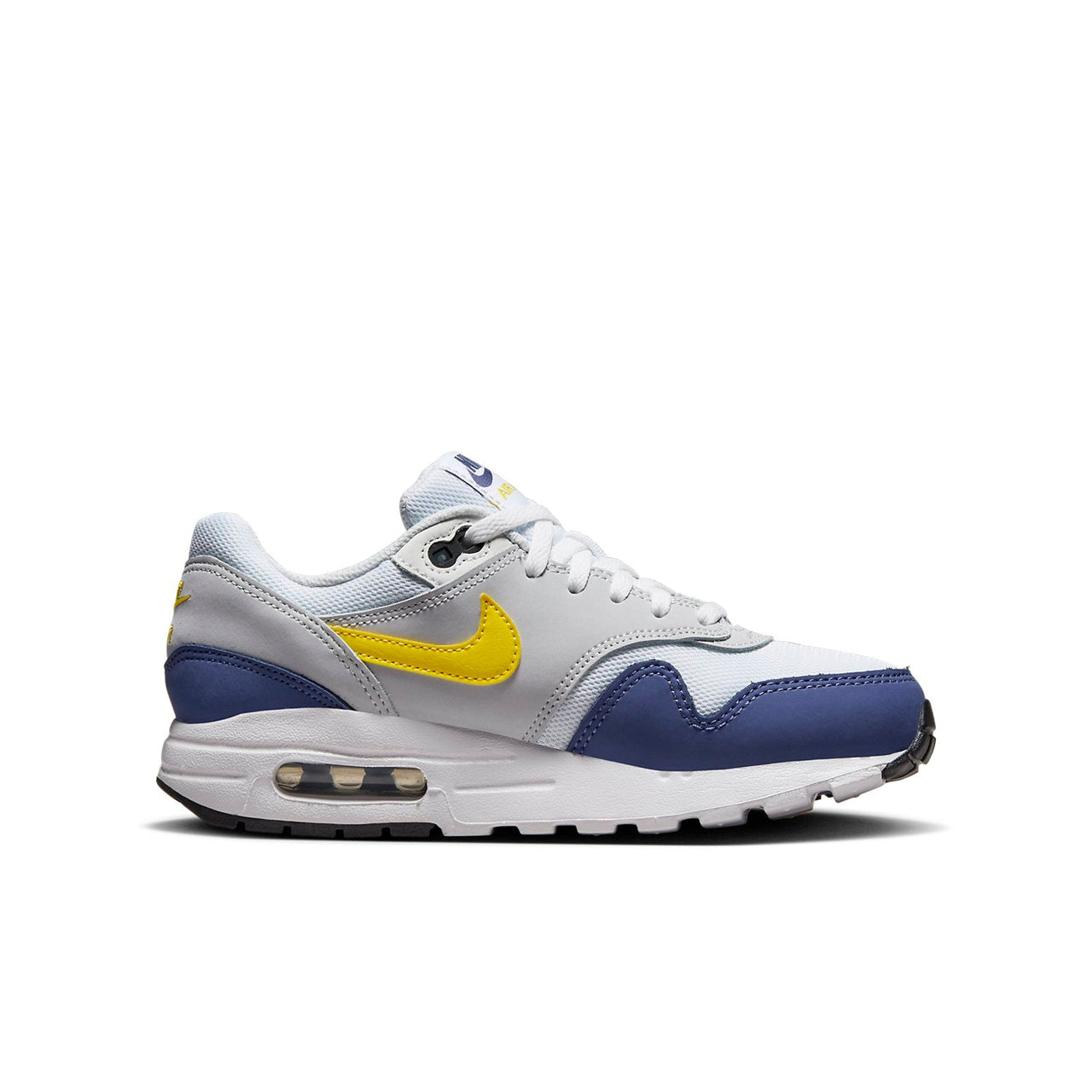 (GS) Nike Air Max 1 'White Yellow Blue' DZ3307-107