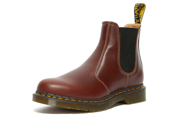 Dr. Martens 2976 Abruzzo Leather Chelsea Boots 'Brown Black' 27547201
