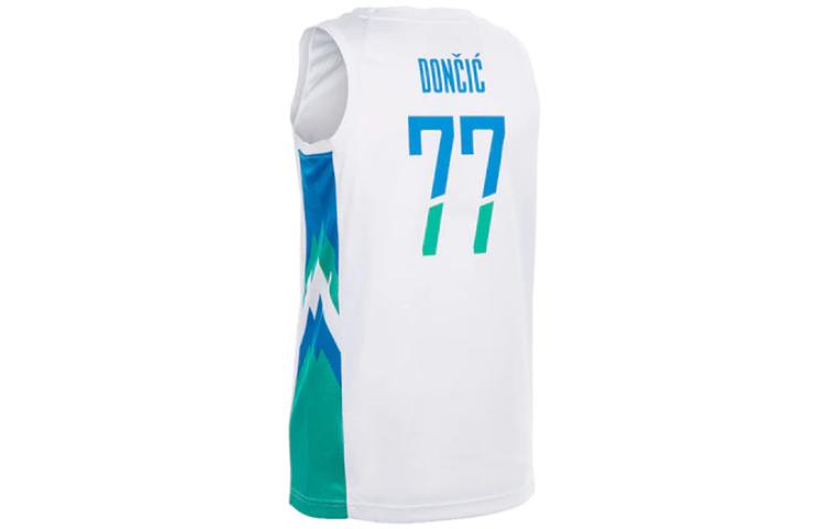 Air Jordan NBA Luka Doncic Slovenia 2023 Limited Swingman Home Jersey #77 SV0046-100