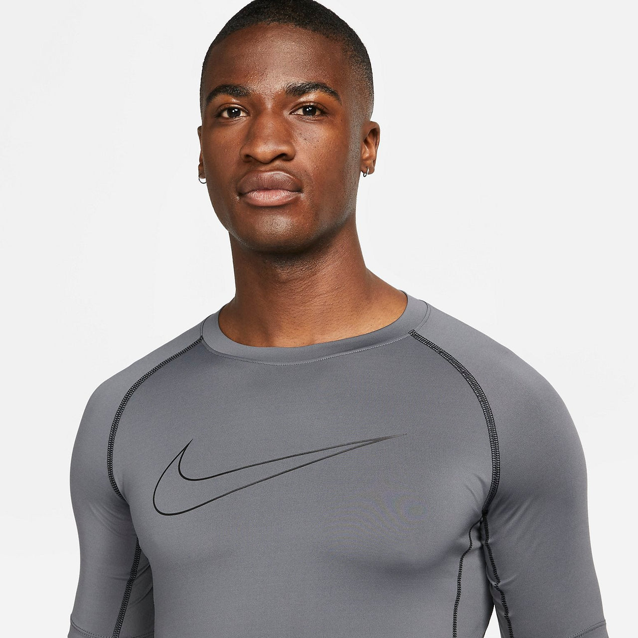 Nike Pro Dri-FIT Tight Short Sleeve Tops 'Grey' DD1993-068