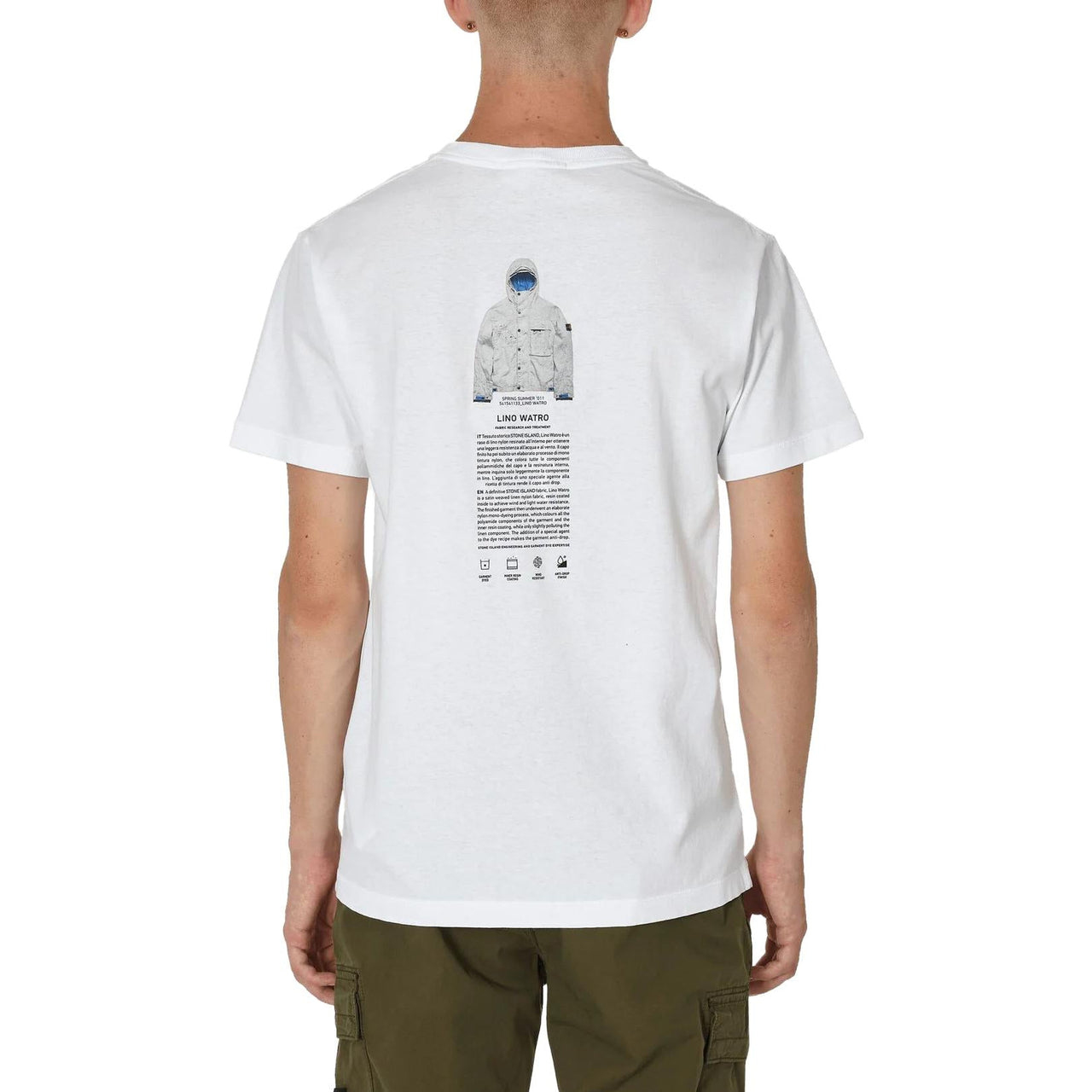 STONE ISLAND T-shirt 'White' 79152NS91-V0001