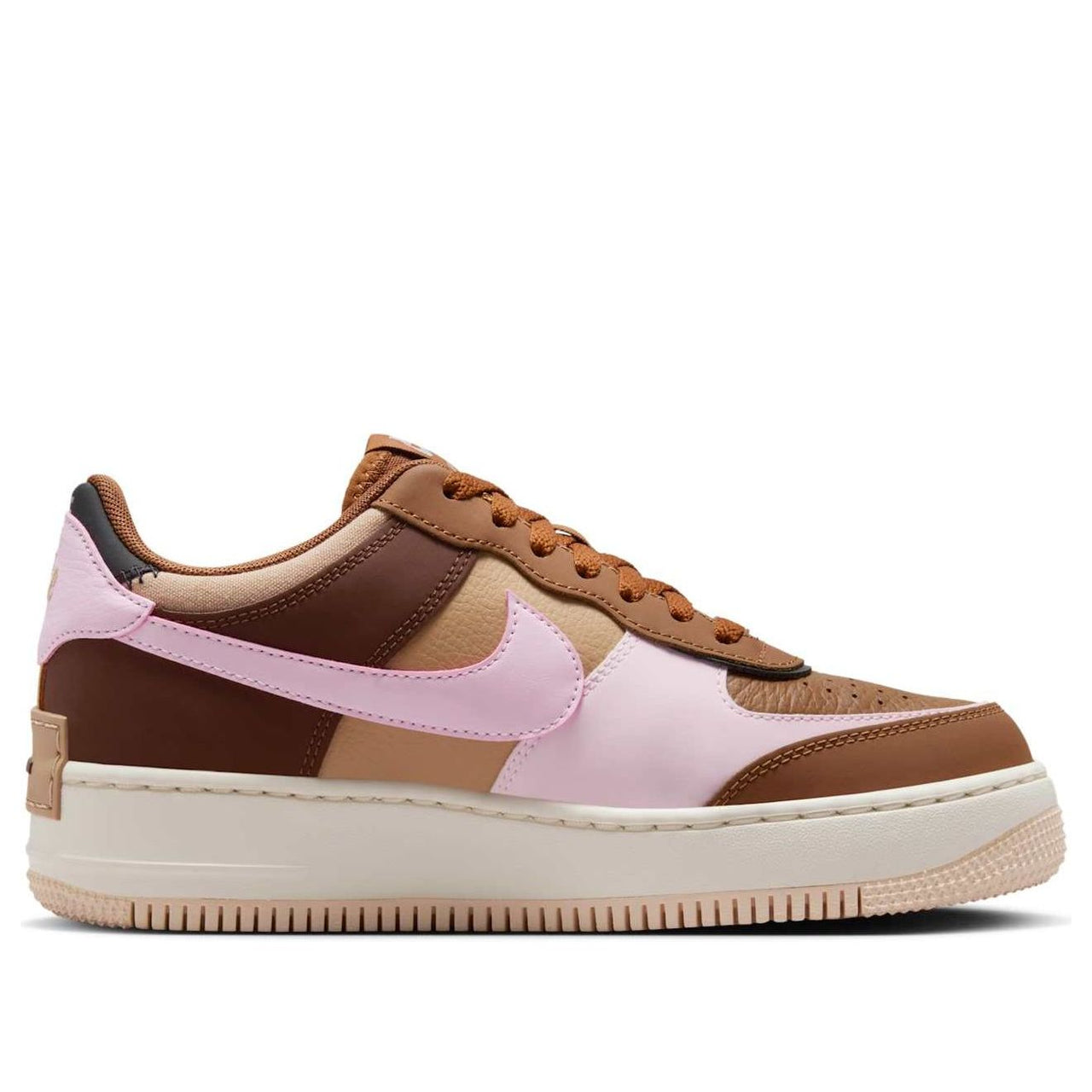 (WMNS) Nike Air Force 1 Shadow 'Light British Tan Pink Cacao Wow' DZ1847-200