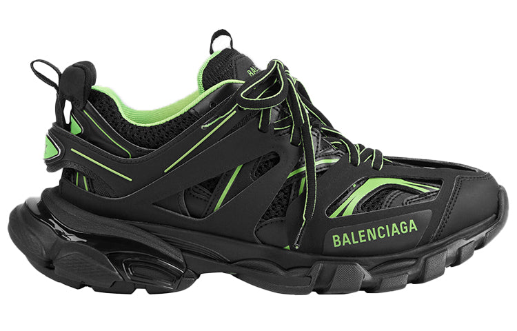 (WMNS) Balenciaga Track Sneakers 'Black Green' 542436W3AC21035