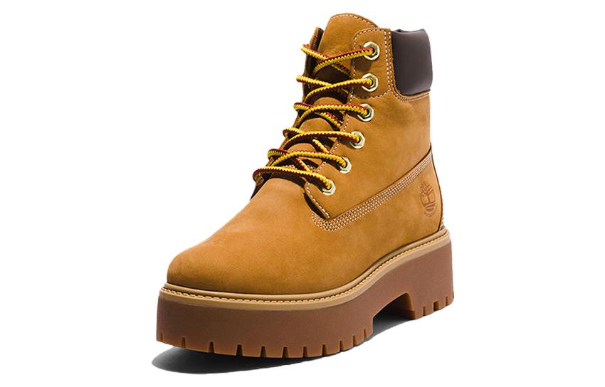 (WMNS) Timberland Stone Steet 6 Inch Premium Platform Waterproof Boots 'Wheat Nubuck' A5RJD