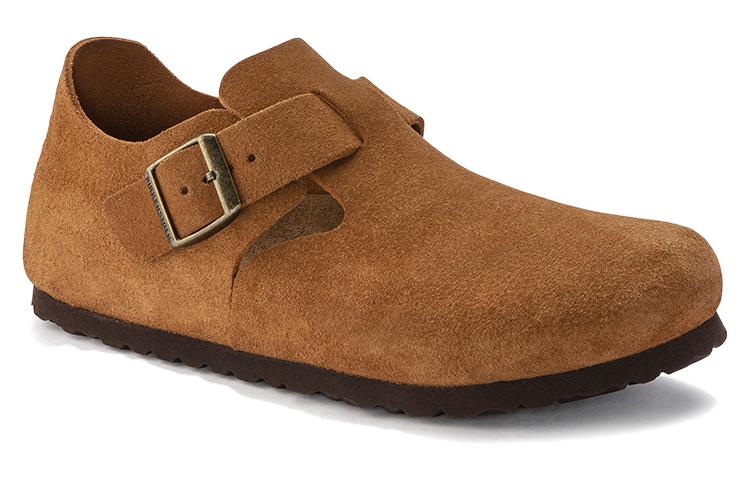 Birkenstock London Suede Leather 'Mink' 1023519