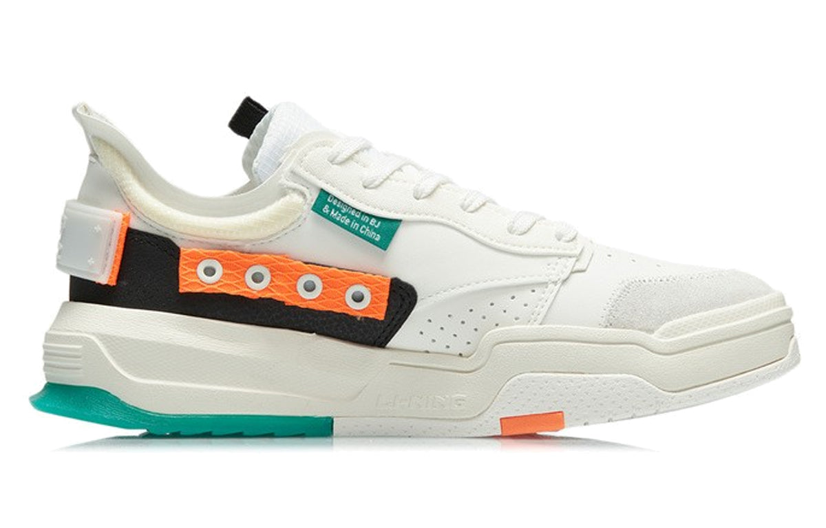 (WMNS) Li-Ning Geek 'White Black Green' AGCR154-1