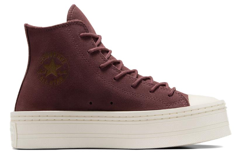 (WMNS) Converse Chuck Taylor All Star Modern Lift Suede High Top 'Brown' A06783C