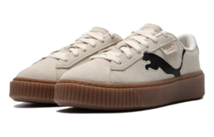(WMNS) PUMA Suede Platform Shoes 'Beige Brown' 397233-02
