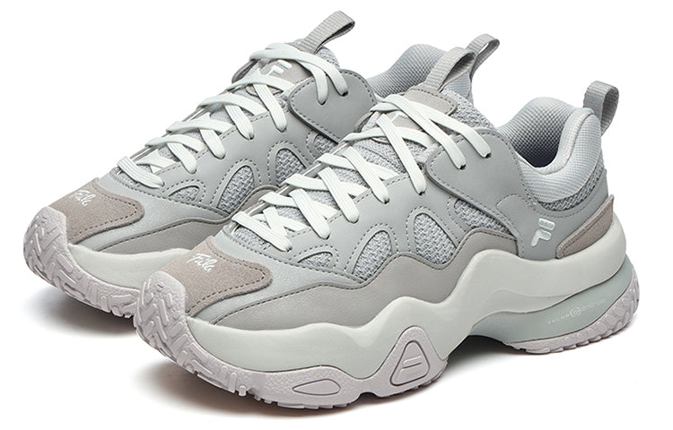 (WMNS) FILA FUSION Sdud Sneakers 'Grey White' T12W219201FVD