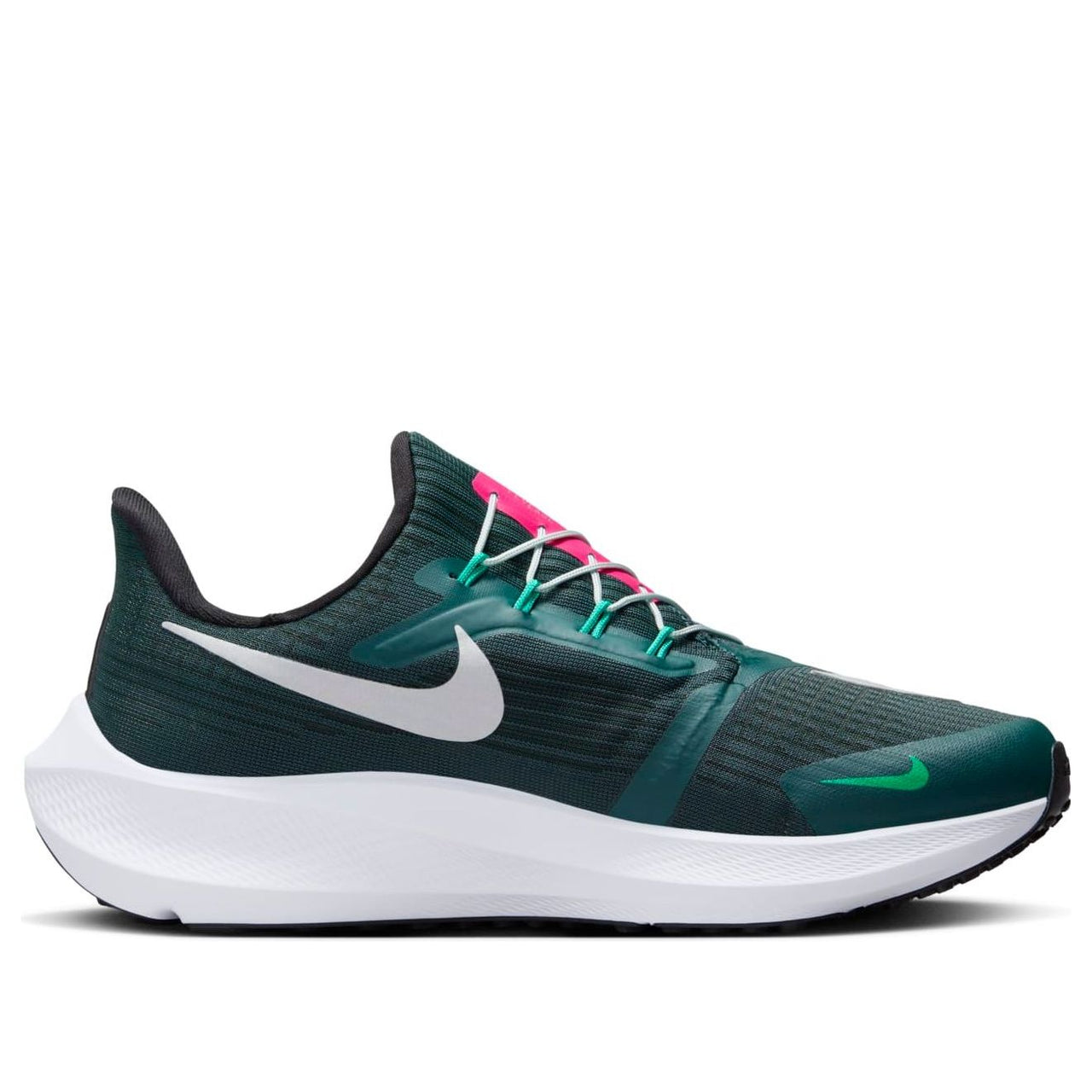 (WMNS) Nike Air Zoom Pegasus 39 FlyEase 'Deep Jungle Metallic Silver' DJ7383-301