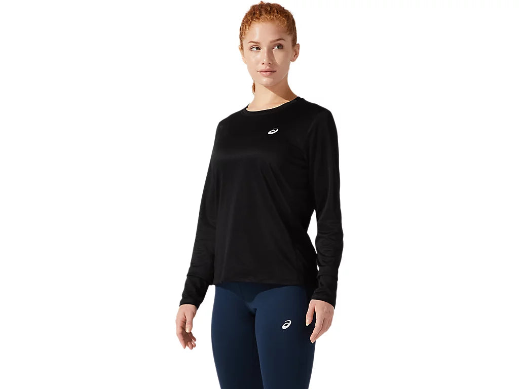 (WMNS) ASICS Silver Long Sleeve Top 'Performance Black' 2012C361-001