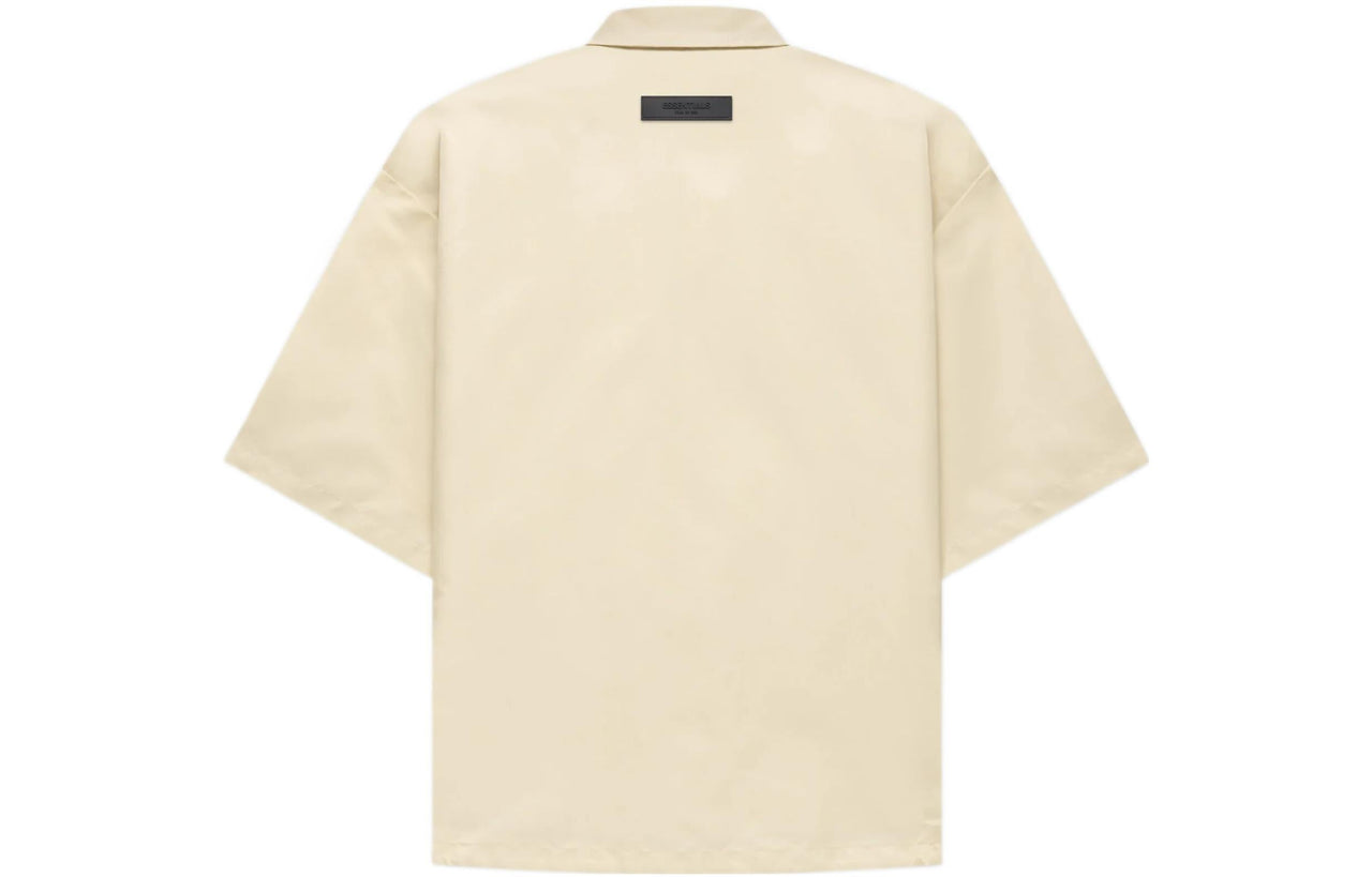 Fear of God Essentials FW22 Ss Nylon Shirt 'Egg Shell' FOG-FW22-058