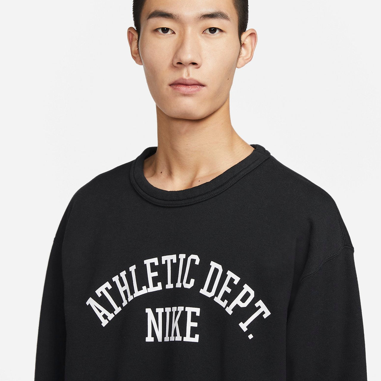 Nike Sportswear Trend Fleece Crew Top 'Black' DX0026-010
