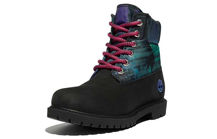 (WMNS) Timberland Heritage NL Sky 6 Inch Waterproof Boots 'Black Nubuck with Print' A2G2KW