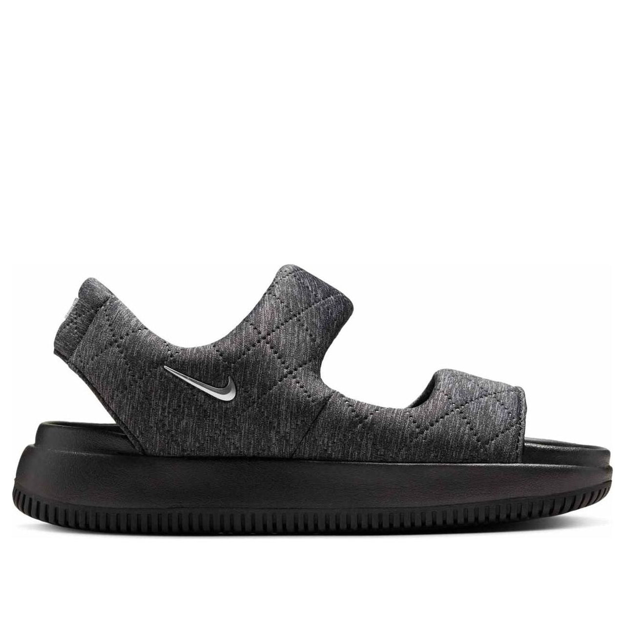 (WMNS) Nike Calm SE Sandals 'Black Metallic Silver' HJ9000-002