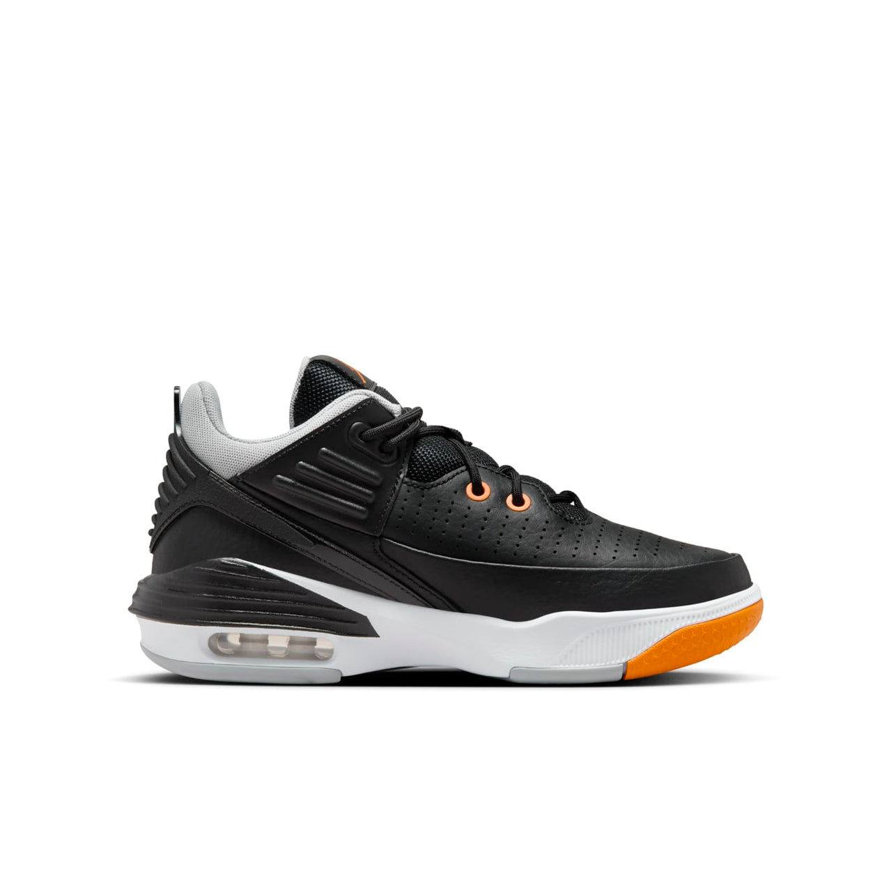 (GS) Air Jordan Max Aura 5 'Black Wolf Grey Magma Orange' DZ4352-008