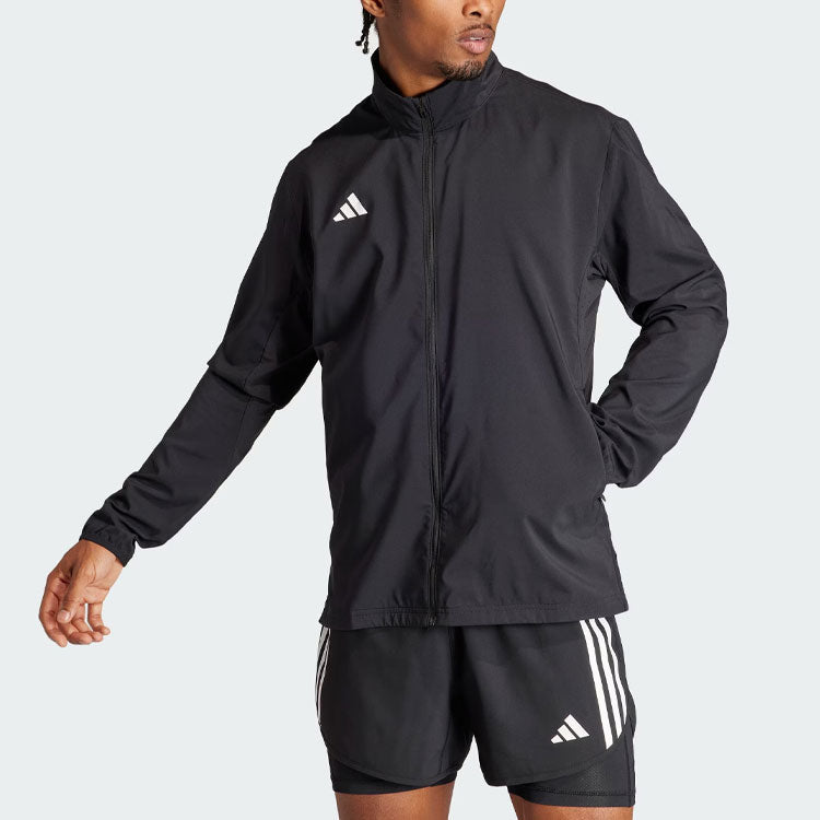 adidas Adizero Essentials Running Jacket Asia Sizing 'Black' IT7585